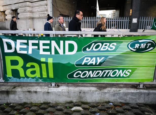 RMT members are due to strike next week (Photo by Leon Neal/Getty Images)