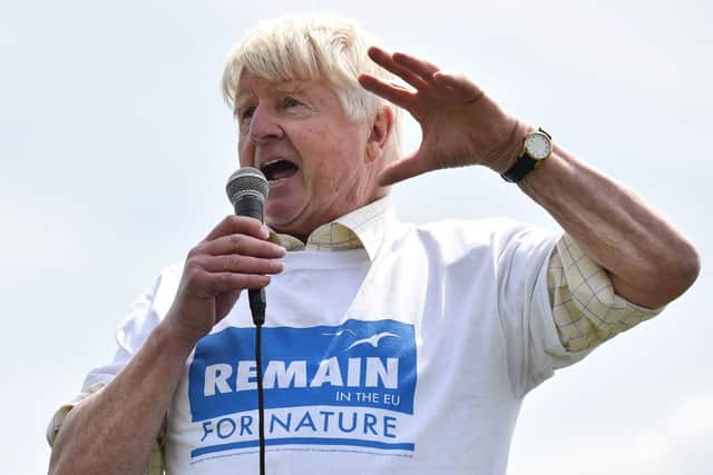 Stanley Johnson campaigned against his son during the 2016 Brexit referendum (image: AFP/Getty Images)
