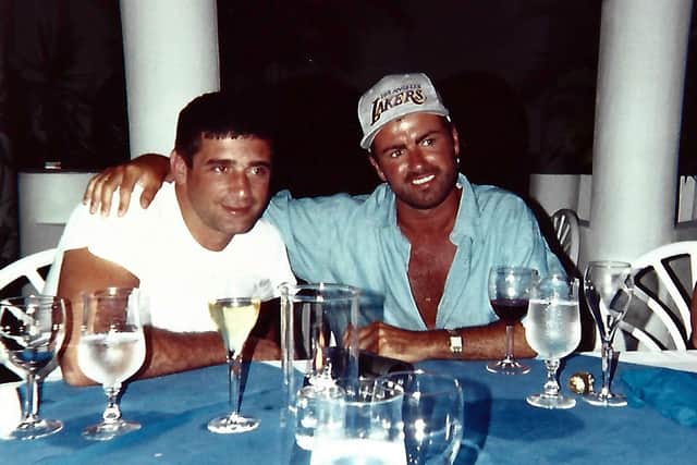 George Michael with Anselmo Feleppa