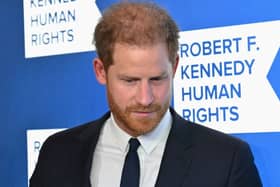 Harry, Duke of Sussex arrive at the 2022 Robert F. Kennedy Human Rights Ripple of Hope Award Gala 