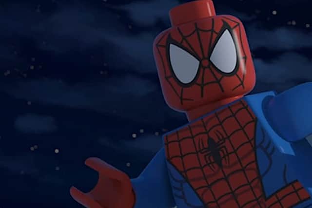 Lego Spiderman in LEGO Marvel Super Heroes: Maximum Overload (Credit: LEGO)