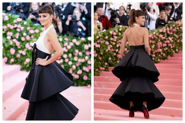 Penélope Cruz looked super chic in this Chanel dress. Photographs by Getty