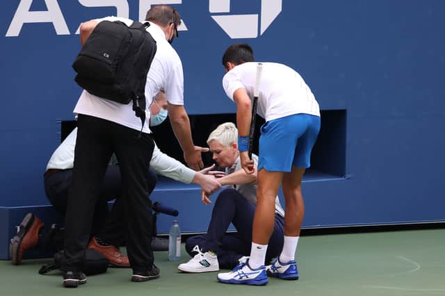 Novak Djokovic was disqualified from the US Open in 2020 (Image: Getty Images)