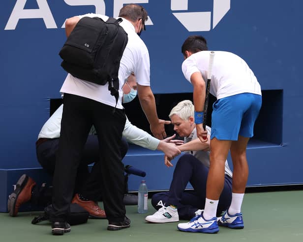 Novak Djokovic was disqualified from the US Open in 2020 (Image: Getty Images)
