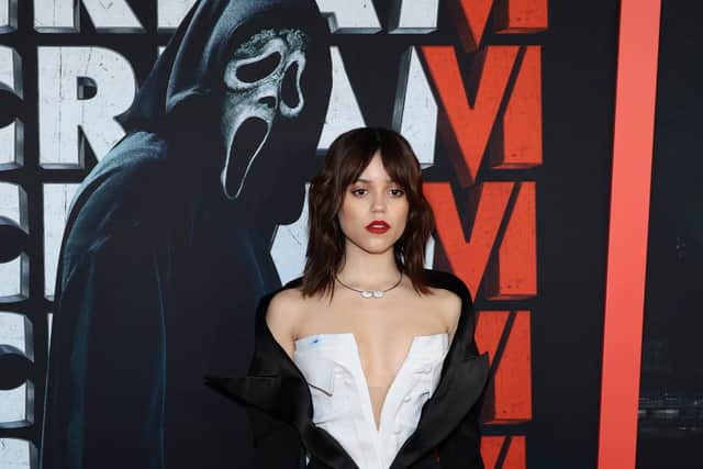 Jenna Ortega attends the world premiere of Paramount's "Scream VI" 