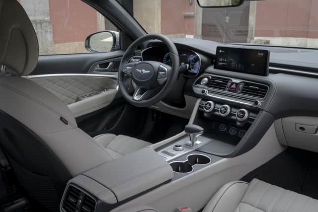 The Genesis G70 Shooting Brake’s interior design is a little dated but quality is excellent (Photo: Genesis)