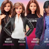 The new Barbie dolls which have been added to the Barbie role models collection for 2023. Photo by Mattel.