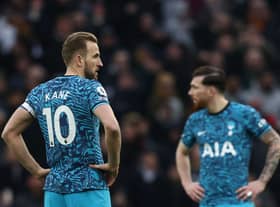 Harry Kane reacts following Spurs defeat to Wolves in Premier League fixture