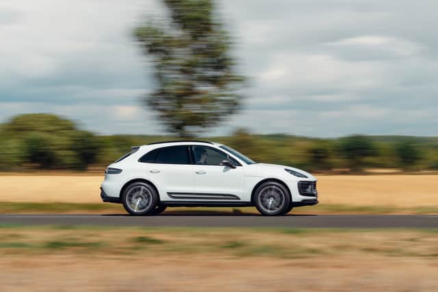The MAcan T sits on lower, firmer suspension than either the entry level car or V6 Macan S (Photo: Porsche)