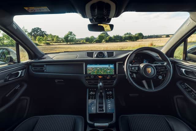 The Macan T’s  interior is austere but beautifully made (Photo: Porsche)