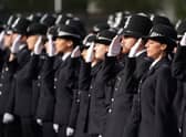 New police recruits during a passing-out parade at Hendon Police Academy, London (Photo: PA/Kirsty O’Connor)