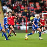 Ella Toone during United’s 5-1 win over Leicester City 