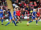 Ella Toone during United’s 5-1 win over Leicester City 