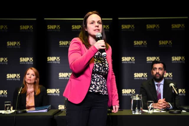 Kate Forbes has launched personal attacks on Humza Yousaf’s record in government. (Credit: Getty Images)
