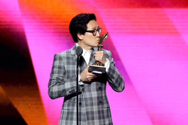 Ke Huy Quan picks up Best Supporting Actor at the Film Independent Spirit Awards
