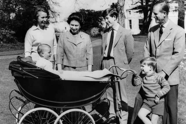 Prince Philip was only present at Prince Edward's birth (Pic:Getty)
