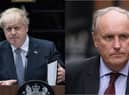 Boris Johnson (L) has nominated Daily Mail chief Paul Dacre (R) for a peerage, reports say. Credit: Getty Images