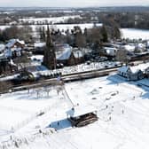 Large areas of the UK are covered in snow and sleet. (Getty Images)