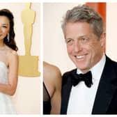 Michelle Yeoh had a better night at the Oscars than Hugh Grant. Photographs by Getty