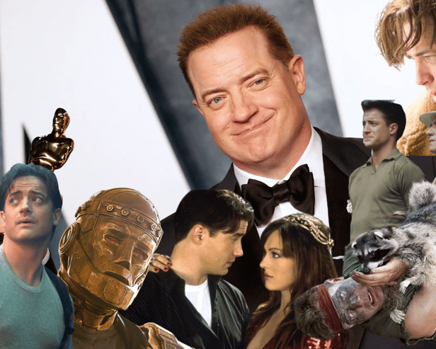 It has certainly been a wild and weird ride for Brendan Fraser has he claimed the Best Actor gong at this weekend’s 95th Academy Awards (Credit: Getty Images/20th Century Fox/MGM Studios)