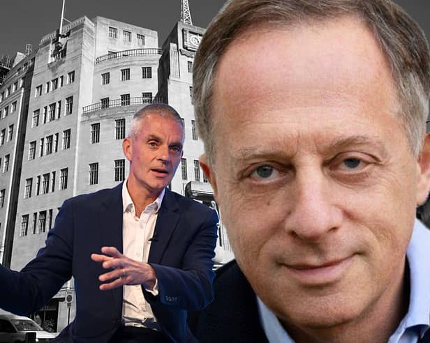 BBC director general Tim Davie and chairman Richard Sharp both have links to the Tory Party (Image: Kim Mogg / Getty)
