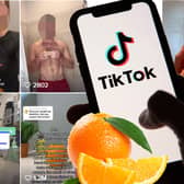 People are eating oranges in the shower as part of a new TikTok trend.