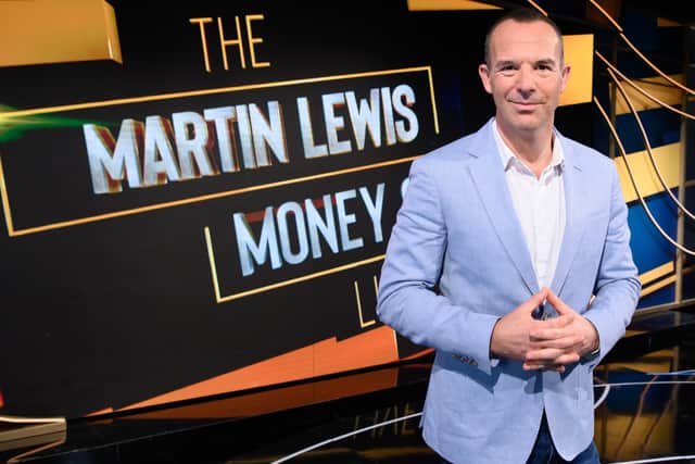 Martin Lewis pictured on set of The Martin Lewis Money Show (Credit: Multistory Media/Jonathan Hordle/ITV)