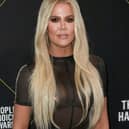 Khloé Kardashian attends the 2019 E! People's Choice Awards at Barker Hangar (Getty) 