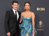 Nick Lachey and Vanessa Lachey attend the 73rd Primetime Emmy Awards in 2021 (Photo: Rich Fury/Getty Images)