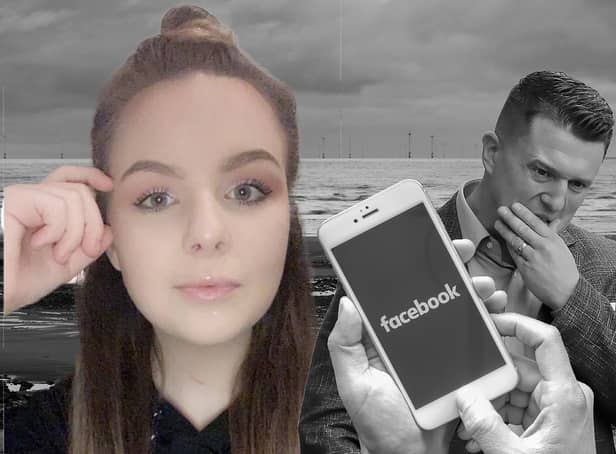 Eleanor Williams’ Facebook post about bogus rape claims caused chaos across Barrow, and led to the 22-year-old being imprisoned for eight-and-a-half years. Credit: Facebook/Getty