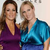  In this handout image provided by the Boodles Boxing Ball Committee, Natalie Pinkham and Zara Phillips pose at the Boodles Boxing Ball 2013 