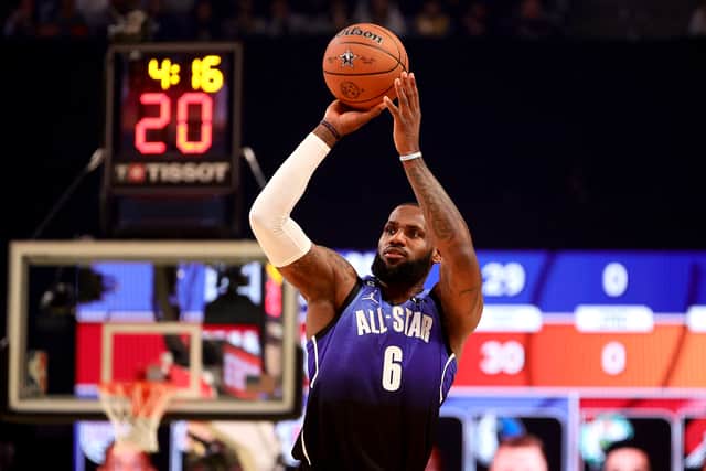 LeBron James is the top scorer in NBA history. (Getty Images)