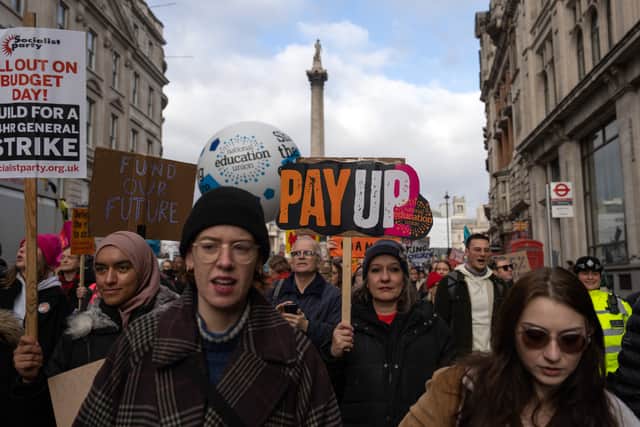 Teachers will be striking once again on Budget Day. (Credit: Getty Images)