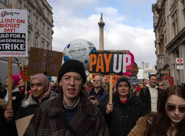 Teachers will be striking once again on Budget Day. (Credit: Getty Images)