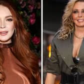 Lindsay Lohan and Carol Vorderman are both on PeopleWorld's Hot and Not list today (Getty)