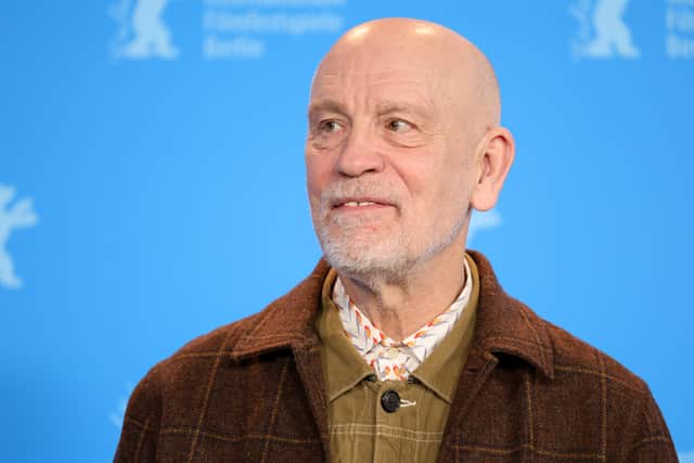 John Malkovich attends the "Seneca" photocall during the 73rd Berlinale International Film Festival Berlin at Grand Hyatt Hotel on February 20, 2023 in Berlin, Germany. (Photo by Andreas Rentz/Getty Images)