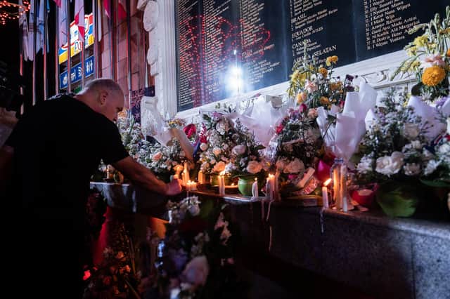 A memorial service for the anniversary of the Bali bombings. (Picture: Agung Parameswara/Getty Images)