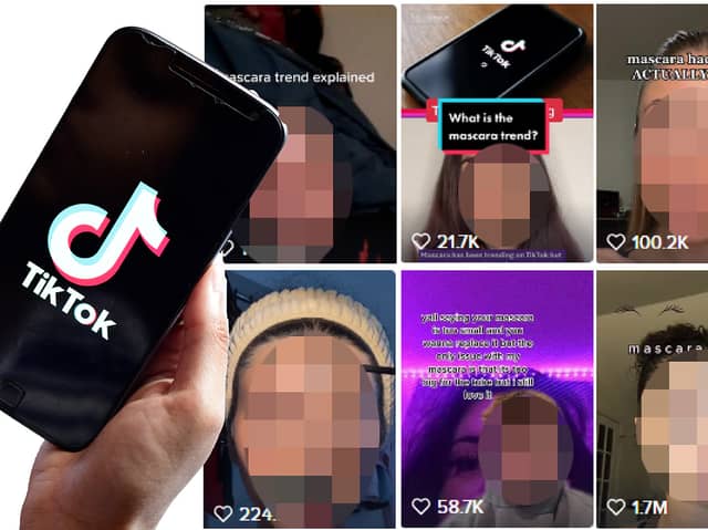 People supposedly talking about mascara is trending on TIkTok - but it's not what it seems.