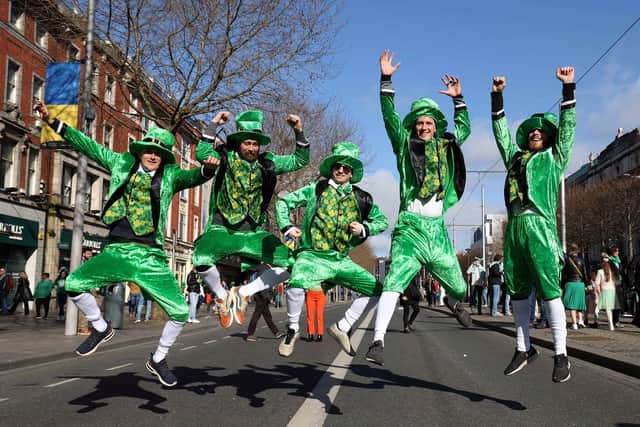 St Patrick’s Day parade in Dublin (Photo: DAMIEN EAGERS/AFP via Getty Images)