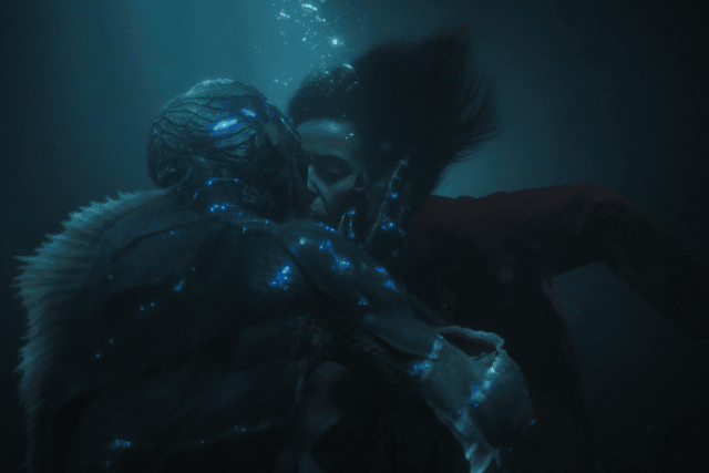 Doug Jones and Sally Hawkins in Del Toro’s Oscar winning picture, The Shape of Water (Credit: Fox Searchlight Pictures)