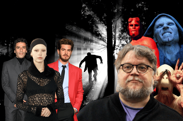 Mia Goth, Oscar Isaac and Andrew Garfield have all been tipped for roles in Guillermo Del Toro’s upcoming Frankenstein film for Netflix (Credit: Getty Images/Canva/Fox Searchlight Films)