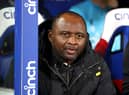 Patrick Vieira has been sacked from his role as Crystal Palace manager. (Getty Images)