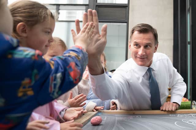 Jeremy Hunt gave a Spring Budget speech this week in which he boosted the state’s childcare offering (image: Getty Images)