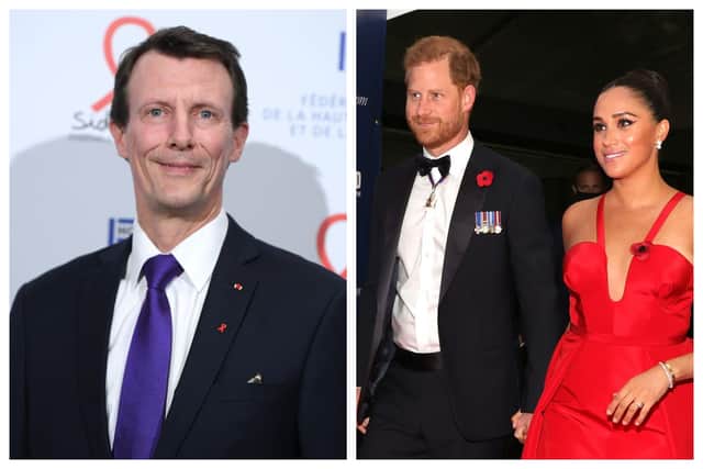 Prince Joachim of Denmark appears to be following in the footsteps of Prince Harry and Meghan Markle. Photographs by Getty