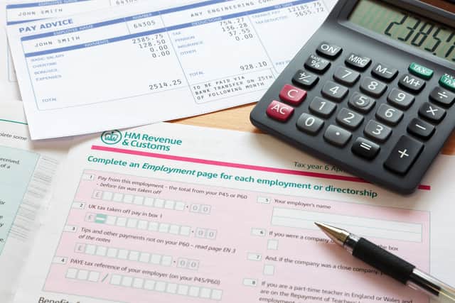 UK workers will face an effective income tax hike from April (image: Adobe)