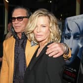 Actor Mickey Rourke and actress Kim Basinger arrive at the premiere of Senator Entertainment's "The Informers" held at the Arclight Theaters on April 16, 2009 in Hollywood, California.  (Photo by Alberto E. Rodriguez/Getty Images)