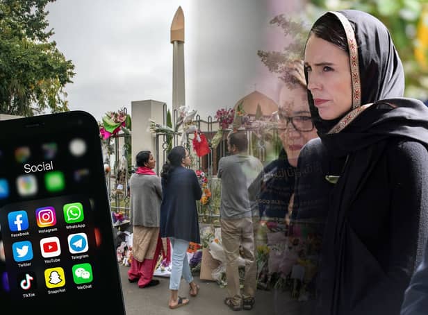 In 2019, Meta, Twitter, and Google each committed to uphold the Christchurch Call. But the Center for Countering Digital Hate says this was an empty promise (Photos: Getty & Adobe Stock)