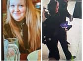Faith Marley (l), CCTV footage from Glasgow bus station (r). Picture: Police Scotland