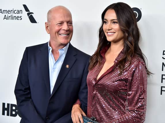 Bruce Willis and wife Emma Heming Willis at the 57th New York Film Festival on October 11, 2019. (Picture: Theo Wargo/Getty Images for Film at Lincoln Center)