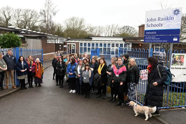 John Rankin School headteacher Flora Cooper “refused entry” to Ofsted inspectors in solidarity with the late Ruth Perry (Photo: SWNS)